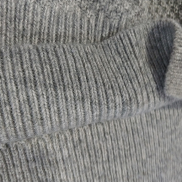 Calvin Klein Heather Gray Cowl Neck Sweater - Picture 4 of 11